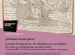 Vortrag am Forschungszentrum Gotha der Universität Erfurt