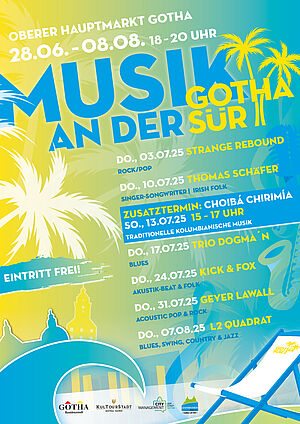 Plakat Musik an der Gothasür 2025
