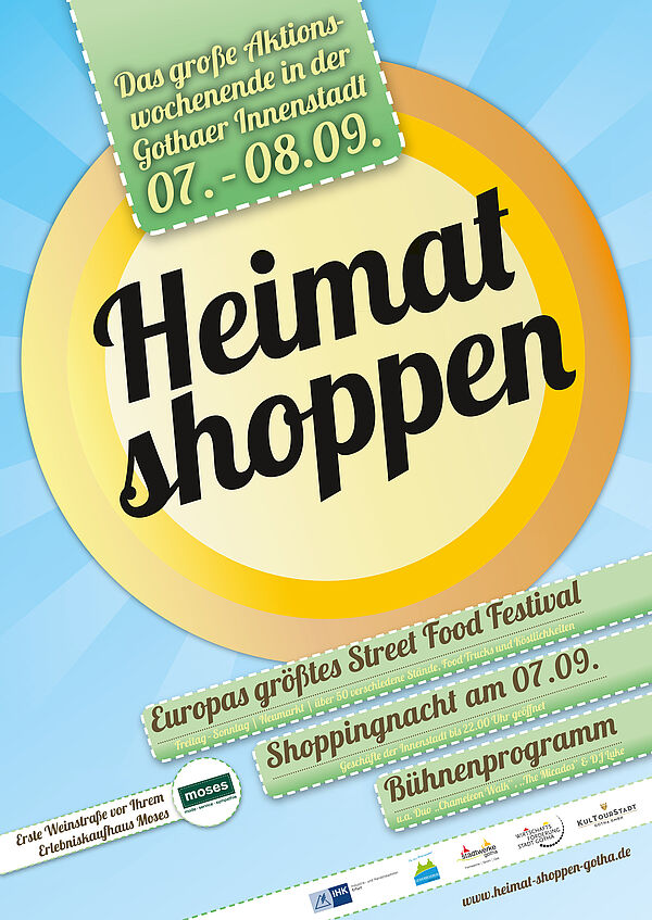 Plakatmotiv Heimatshoppen